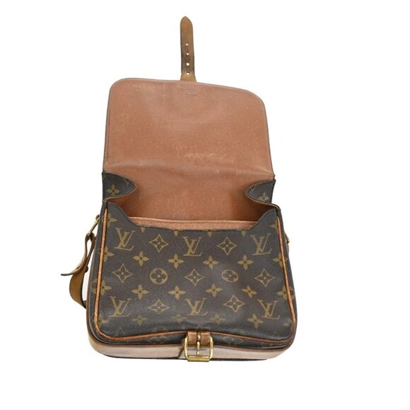 LOUIS VUITTON Cartouchiere MM Shoulder Bag Monogram Leather Brown M51253 - Picture 2 of 16